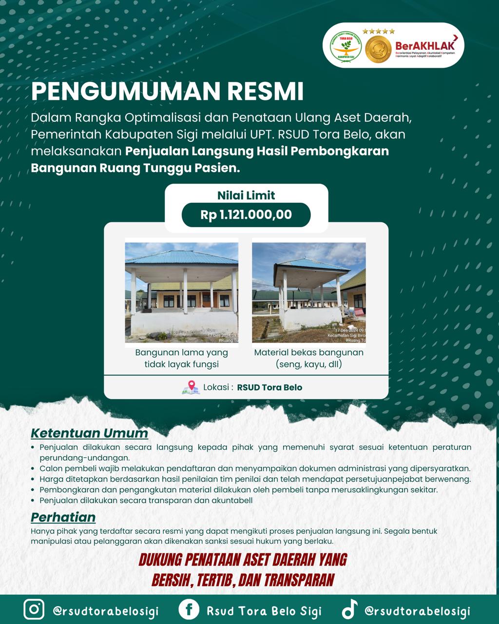 PENGUMUMAN RESMI